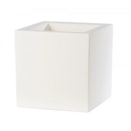 Schlo cubo 50 polietilen saksı beyaz