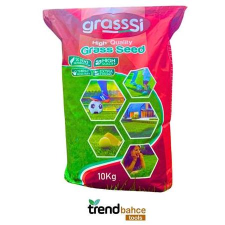 GrassSi Çim Tohumu Ithal 6'li Karışım 10 KG