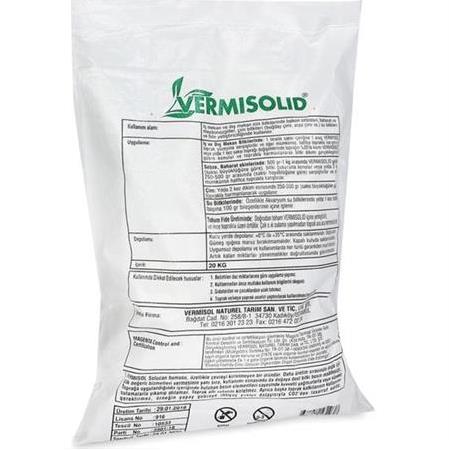 Vermisol VSD20 % 100 Organik Katı Solucan Gübresi 20 kg