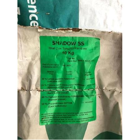 MARO TOHUM İTHAL ÇİM TOHUMU 10 KG SHADOW 5S